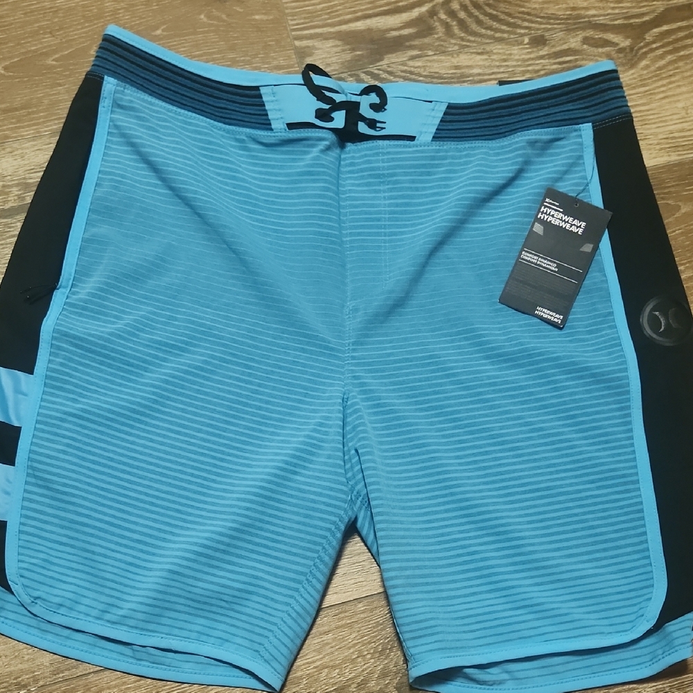 New Hurley Men's Blue Swim Shorts